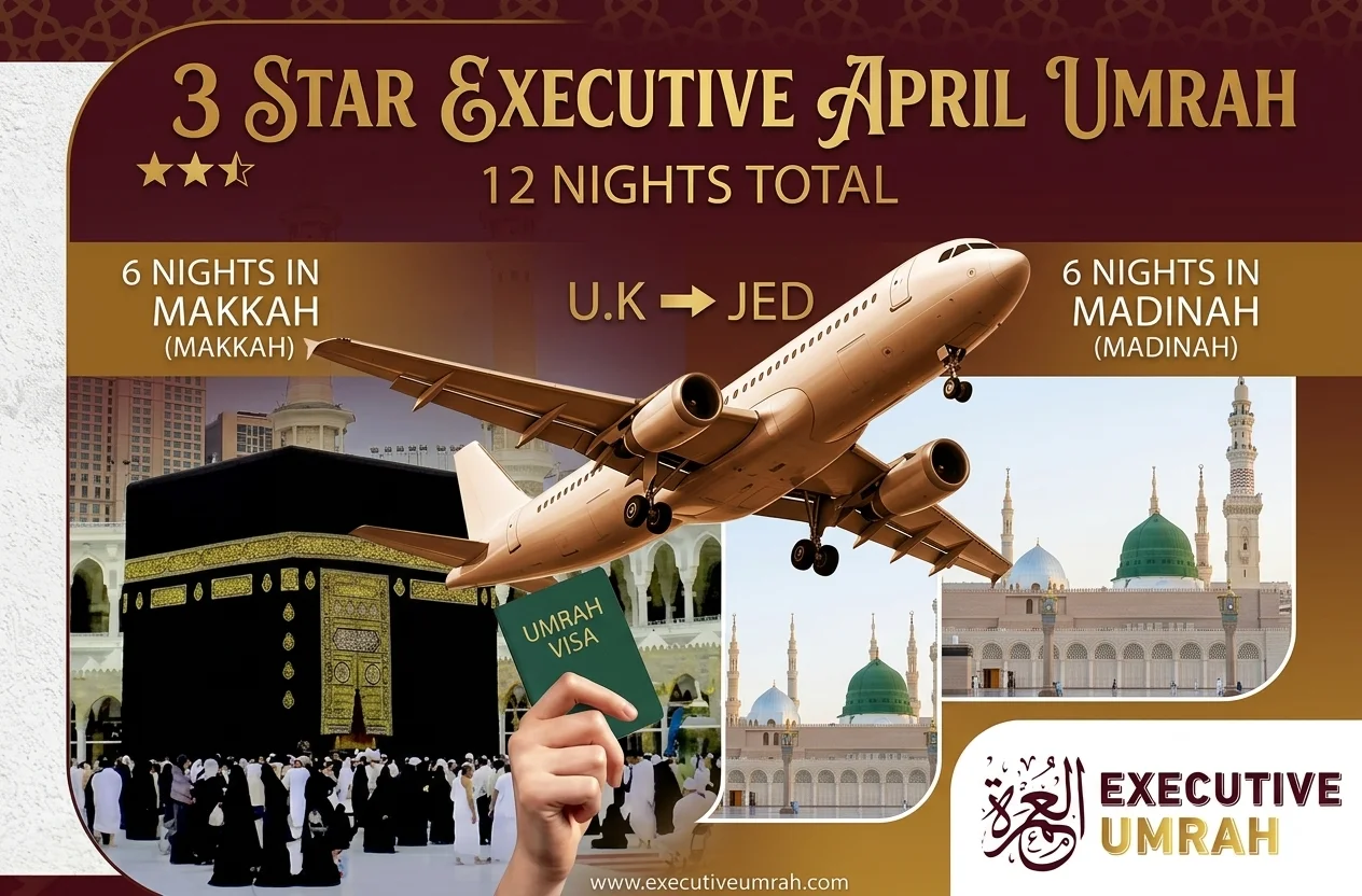 12 Nights Executive April Umrah